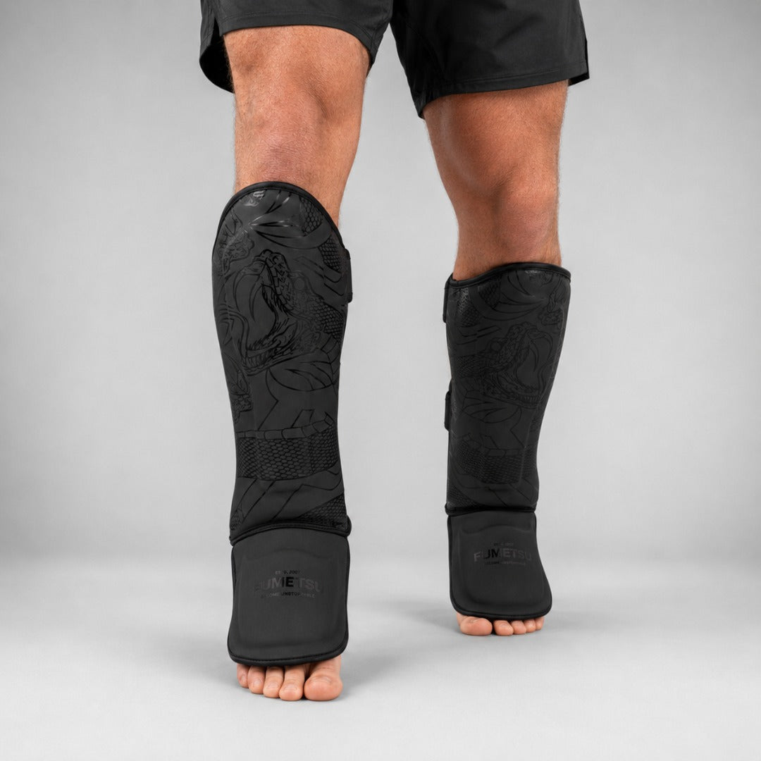 Anaconda Shin/Instep Guards Black/Black Lifestyle 5