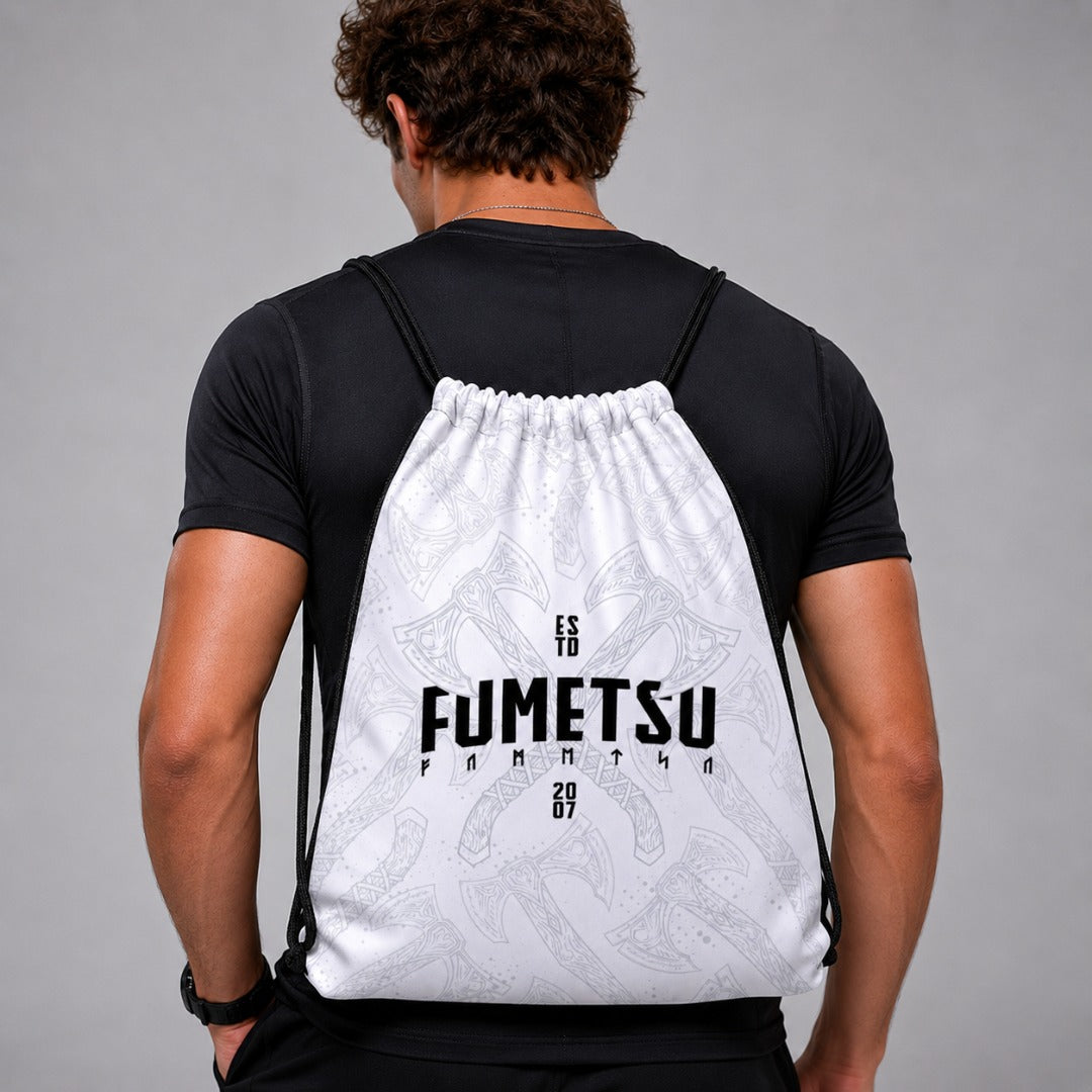 Berserker Drawstring Bag White
