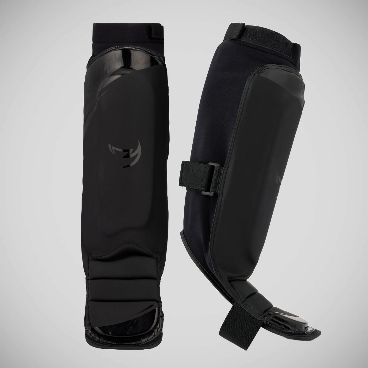 Black/Black Ghost S3 MMA Shin Guards - Fumetsu