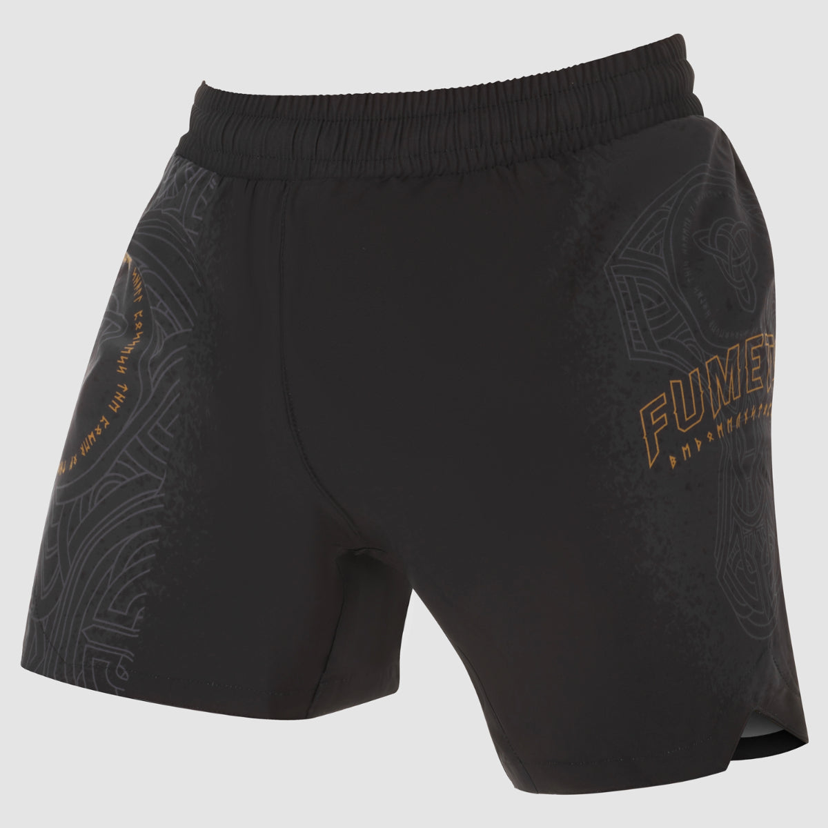 Black/Bronze Mjolnir V-Lite Fight Shorts - Fumetsu