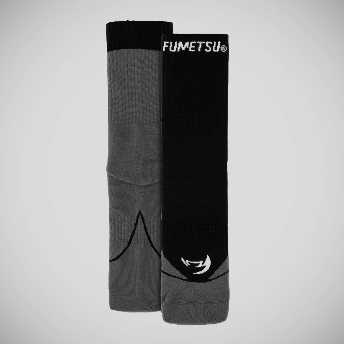 Black/Grey Ghost 2 Pack Socks - Fumetsu