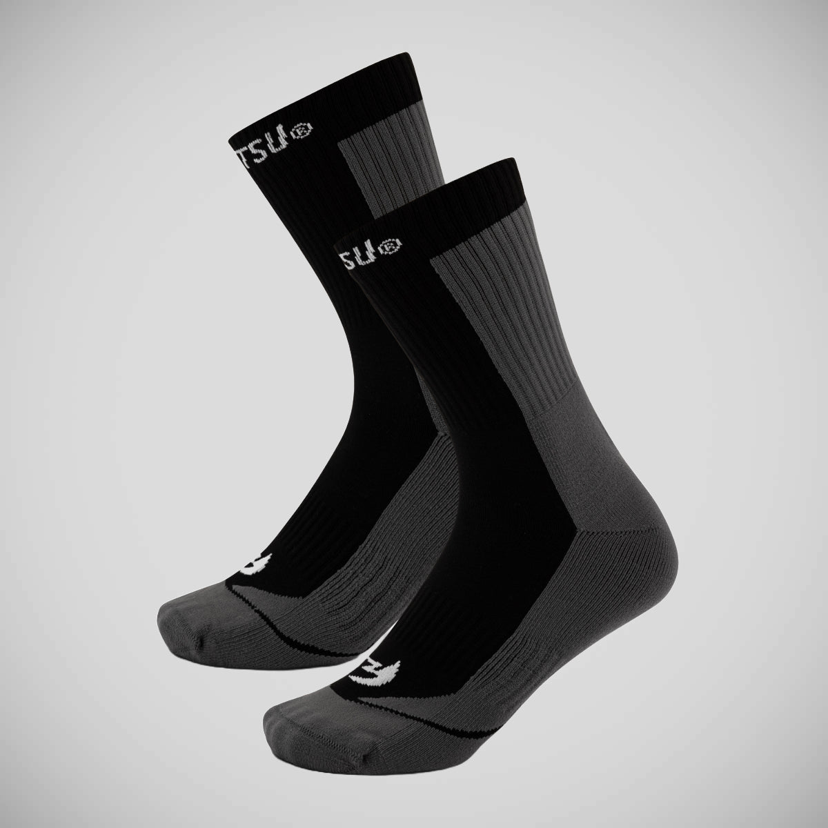 Black/Grey Ghost 2 Pack Socks - Fumetsu