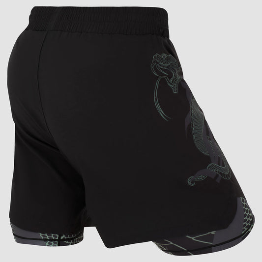 Black/Khaki Anaconda Womens Dual Layer Fight Shorts
