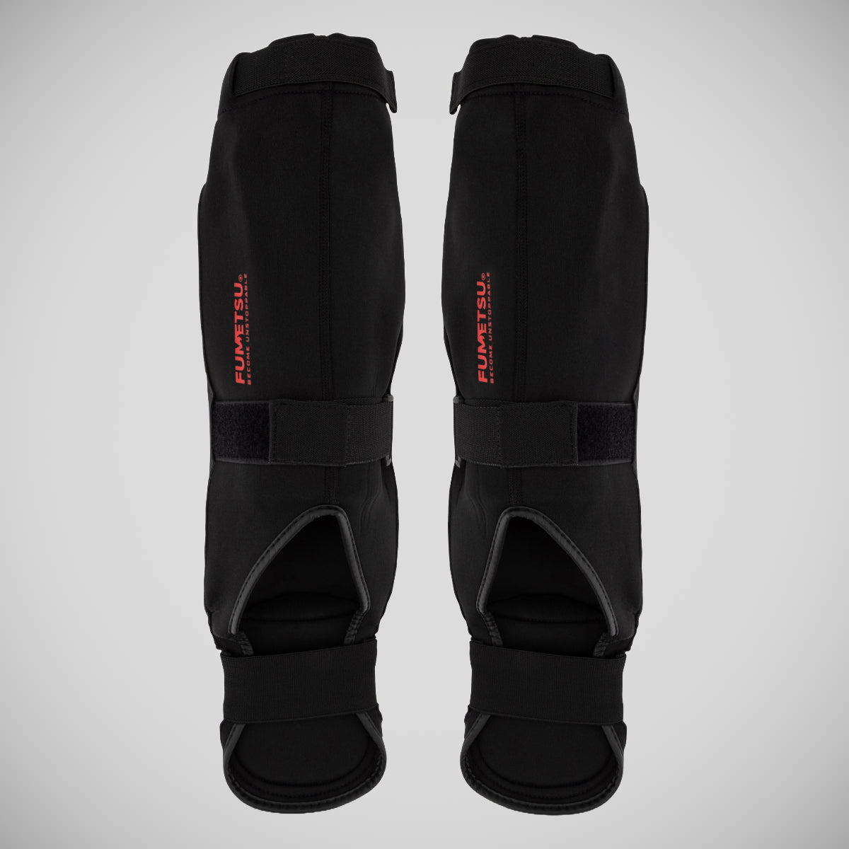 Black/Red Ghost S3 MMA Shin Guards - Fumetsu