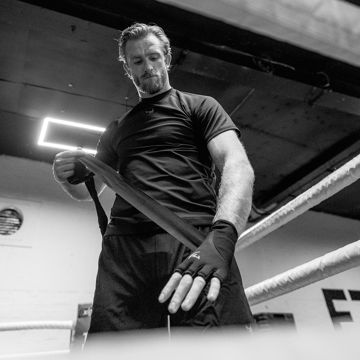 Schwarz/Rote Ghost S3 Quick Hand Wraps