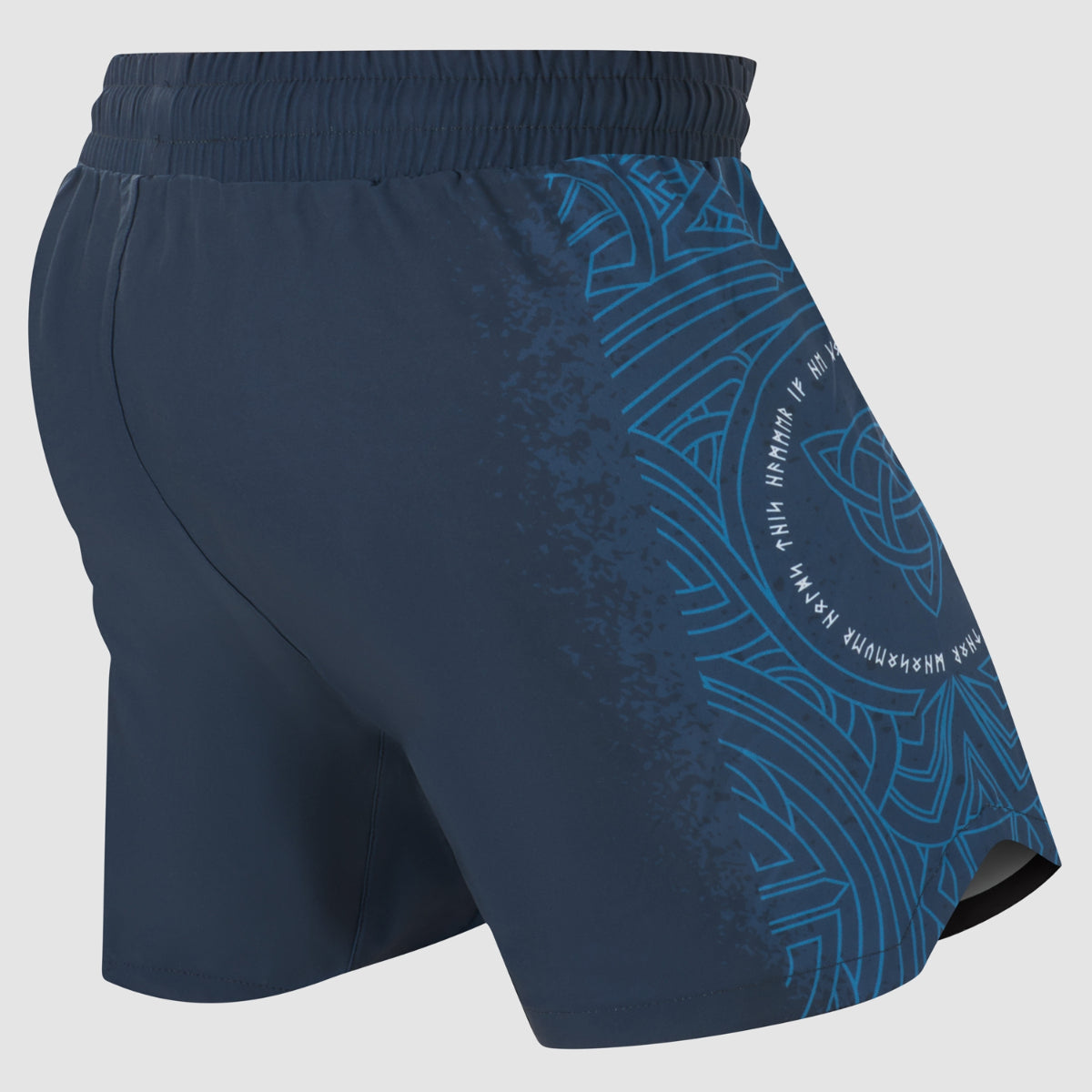 Blue/Black Mjolnir Vale Tudo Shorts - Fumetsu