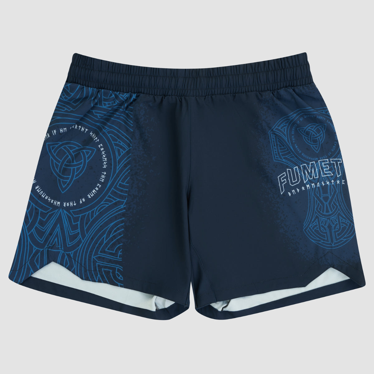 Blue/Black Mjolnir V-Lite Fight Shorts - Fumetsu