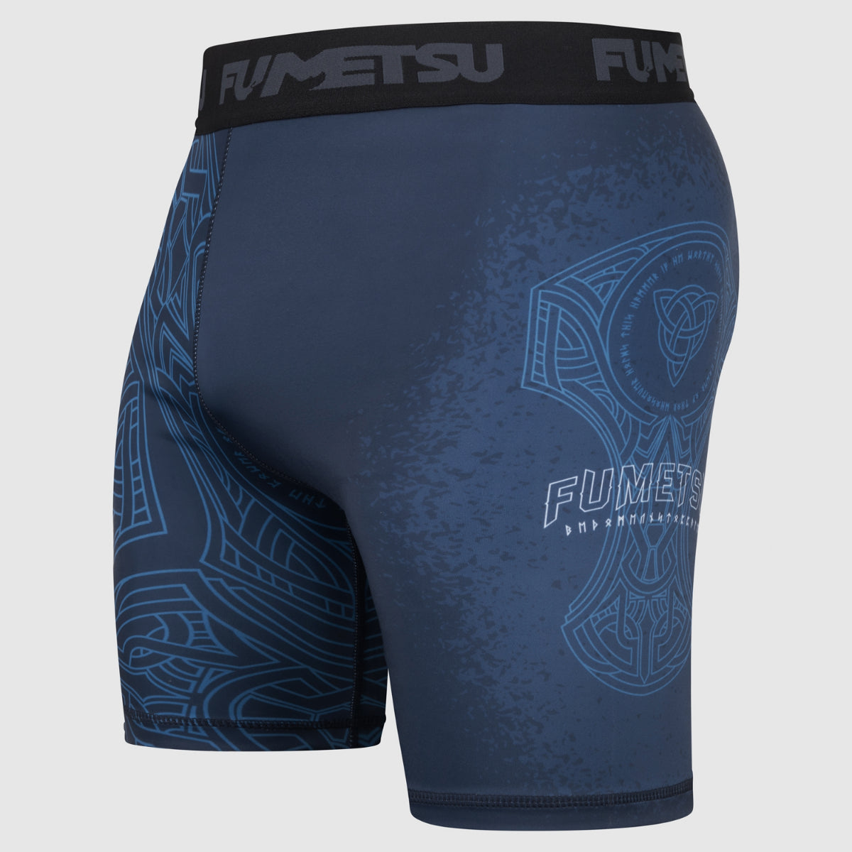 Blue/Black Mjolnir Vale Tudo Shorts - Fumetsu