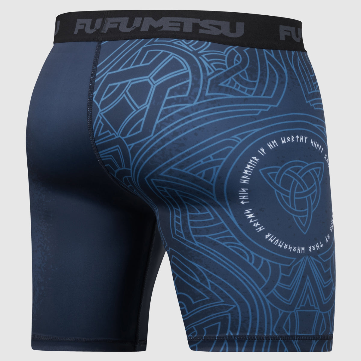Blue/Black Mjolnir Vale Tudo Shorts - Fumetsu