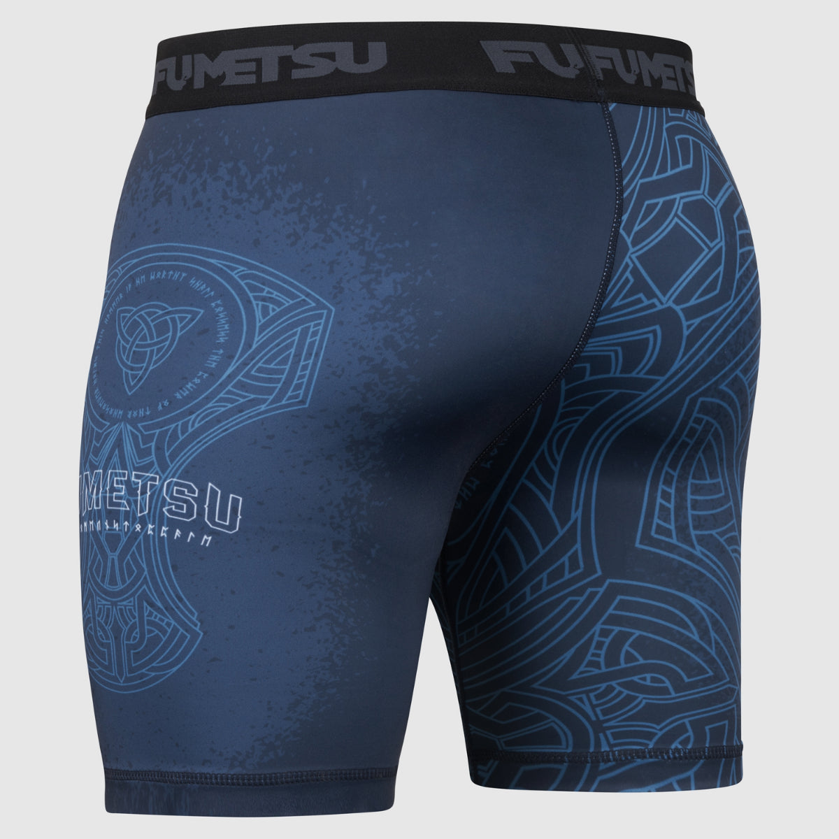 Blue/Black Mjolnir Vale Tudo Shorts - Fumetsu
