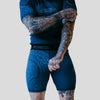 Blau/Schwarze Mjolnir Vale Tudo Shorts