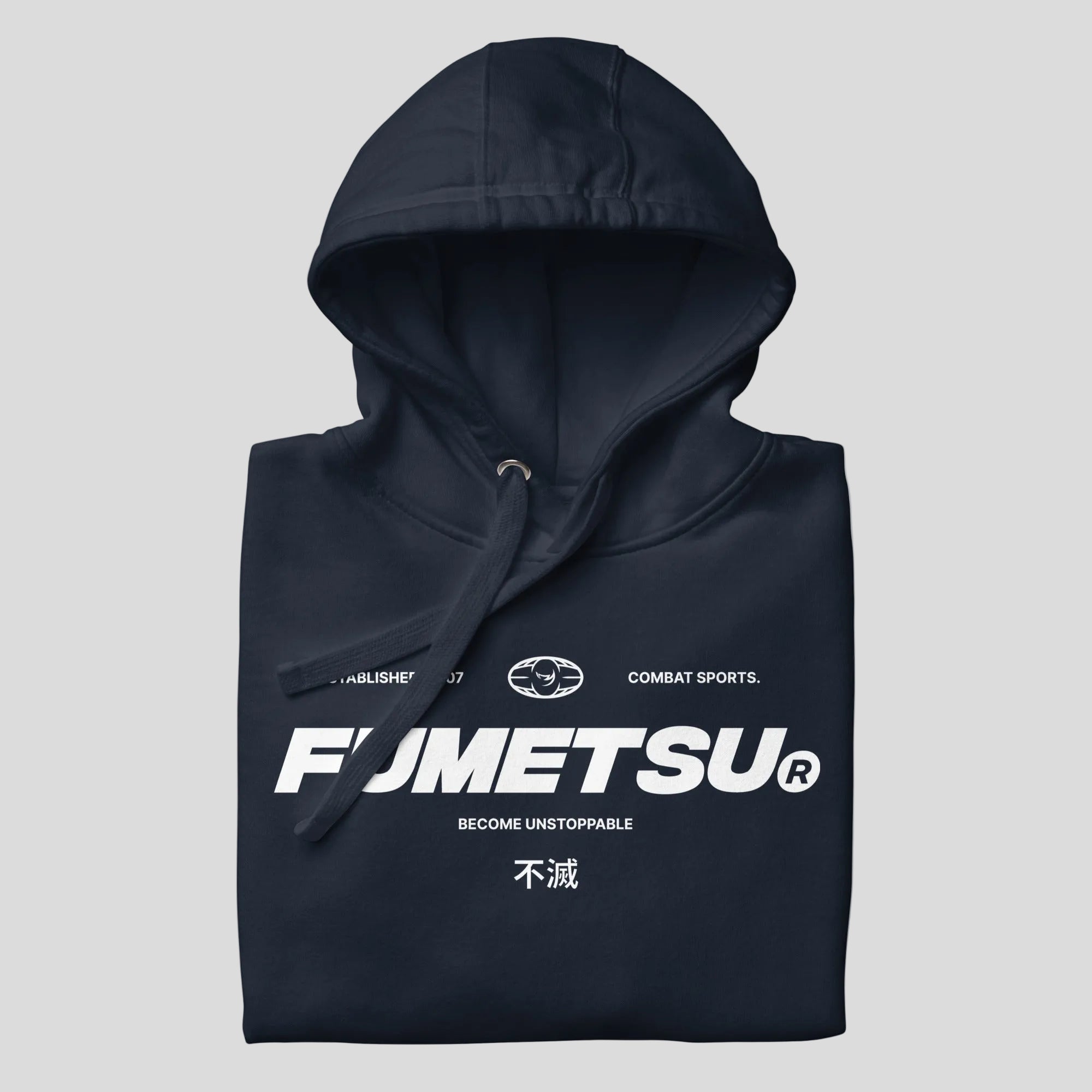 Combat Core Hoodie Navy Folded