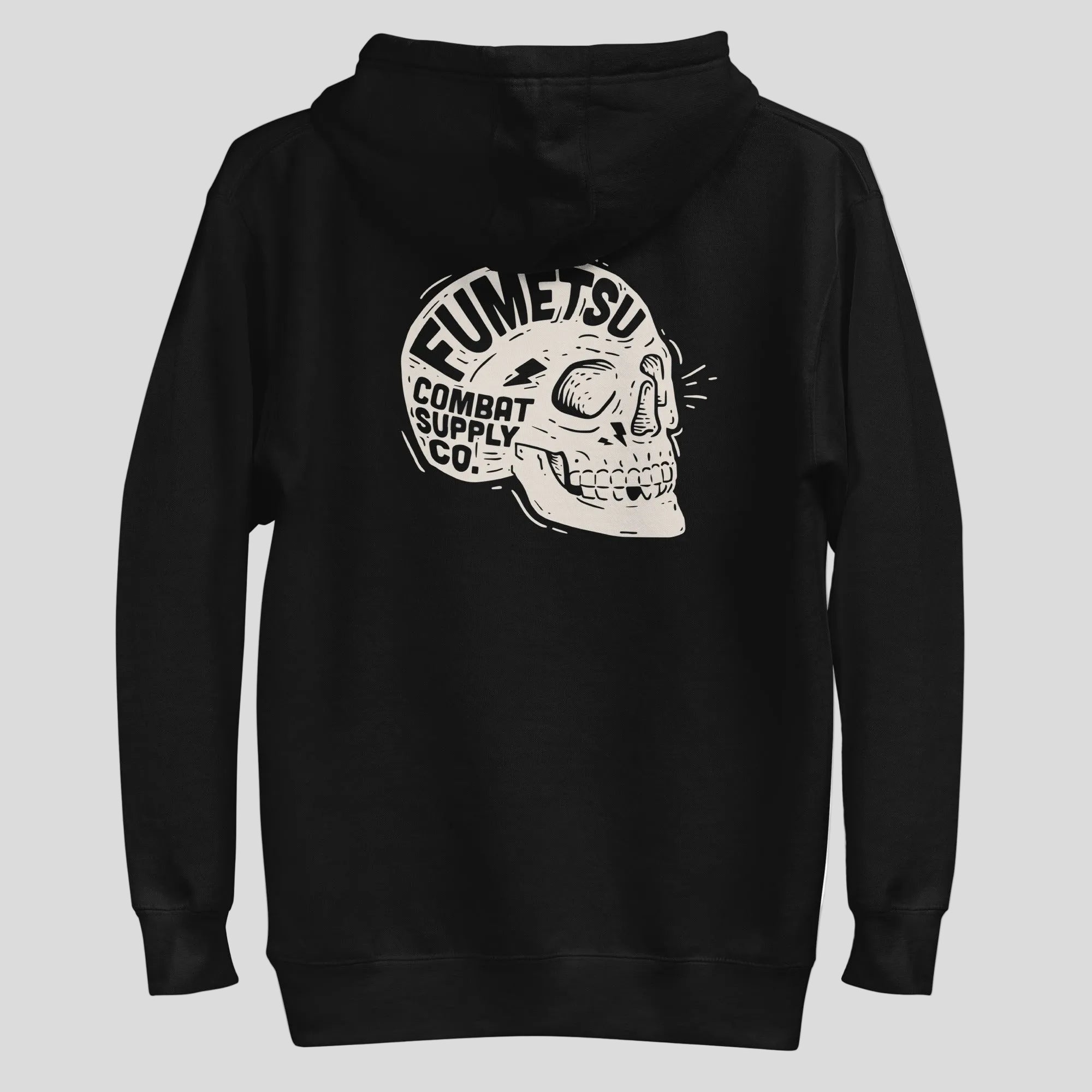 Combat Mind Hoodie Black Back