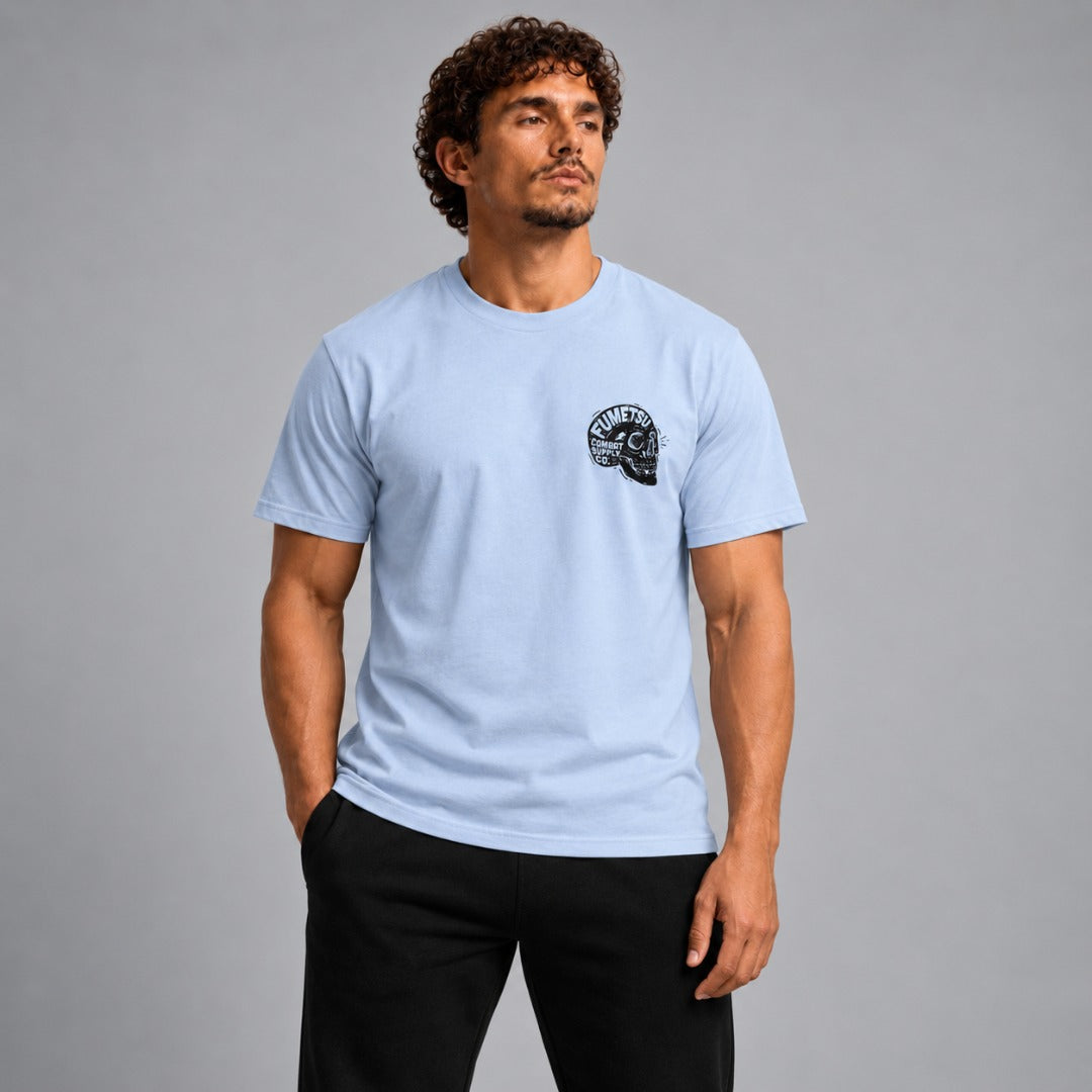 Combat Mind T-Shirt Blue Lifestyle 4
