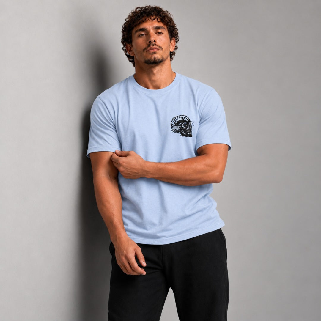 Combat Mind T-Shirt Blue Lifestyle 5