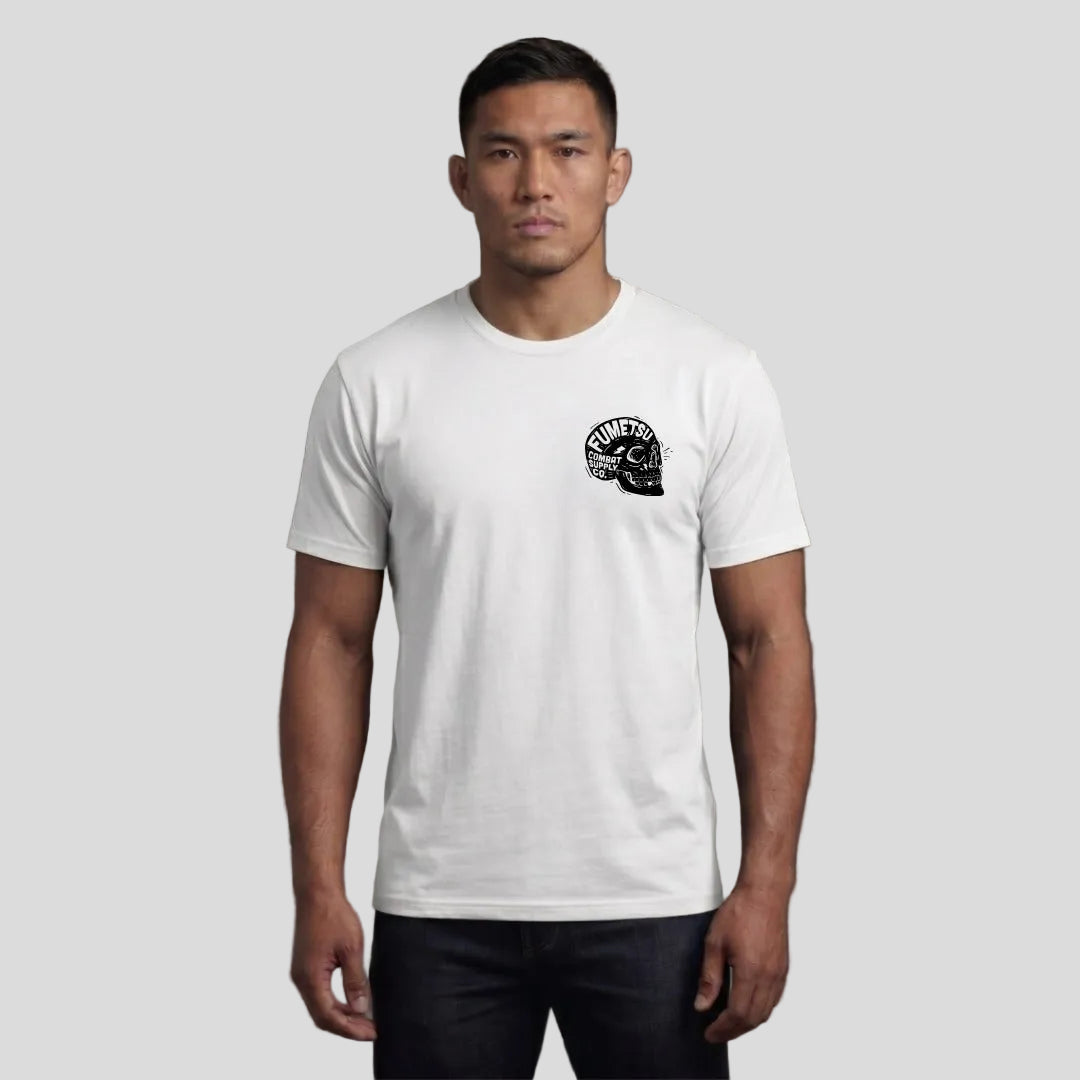 Combat Mind T-Shirt White Lifestyle