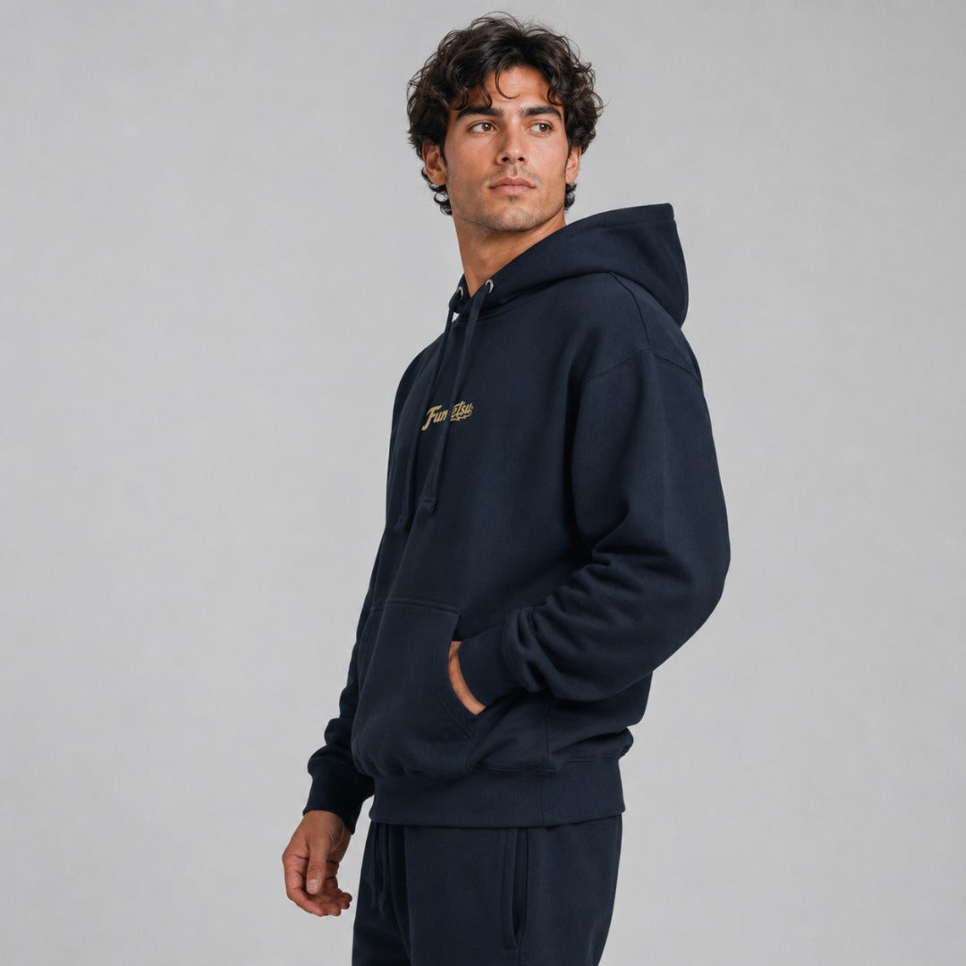 Combat Supply Co. Hoodie Navy/Gold