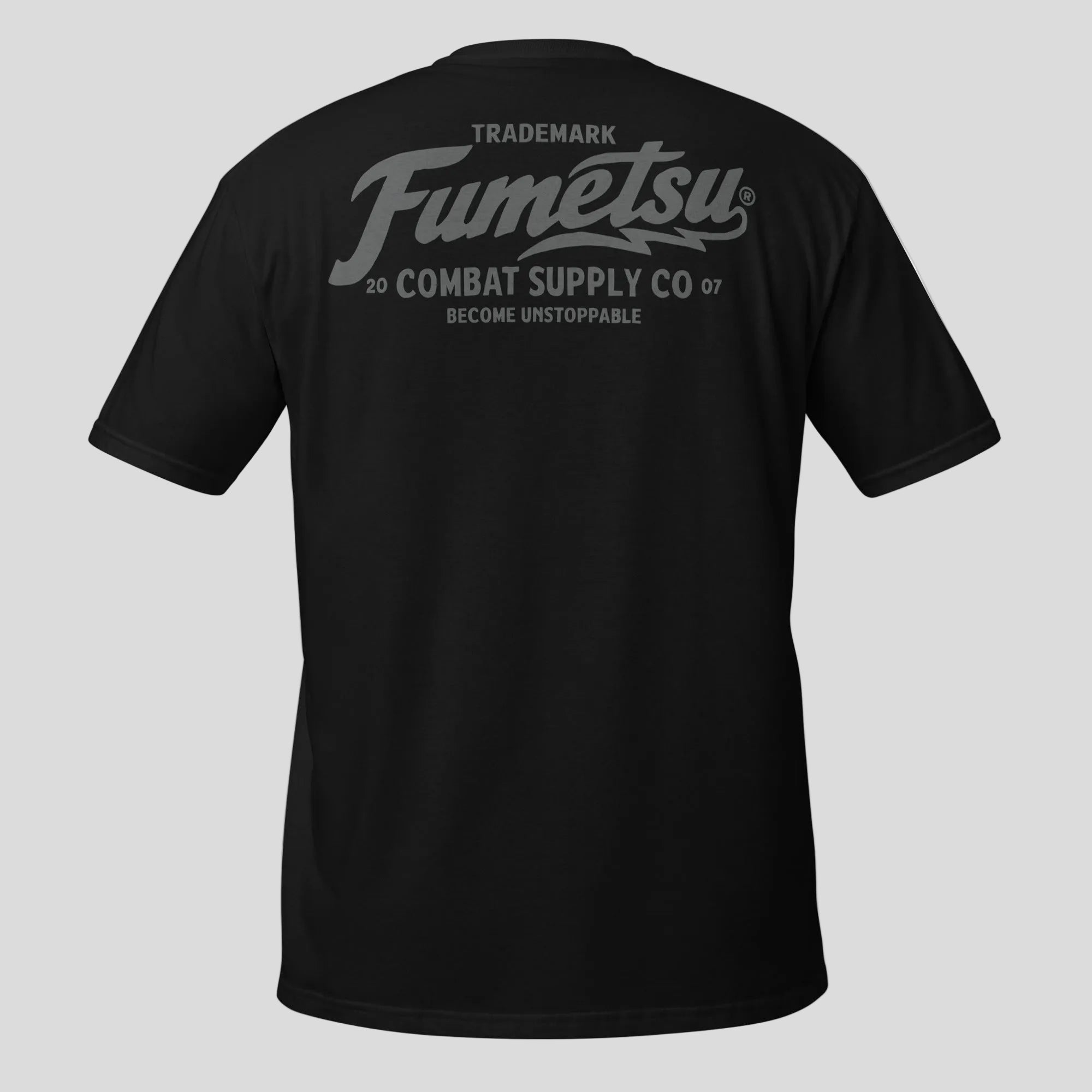 Combat Supply Co. T-Shirt Black/Grey Back