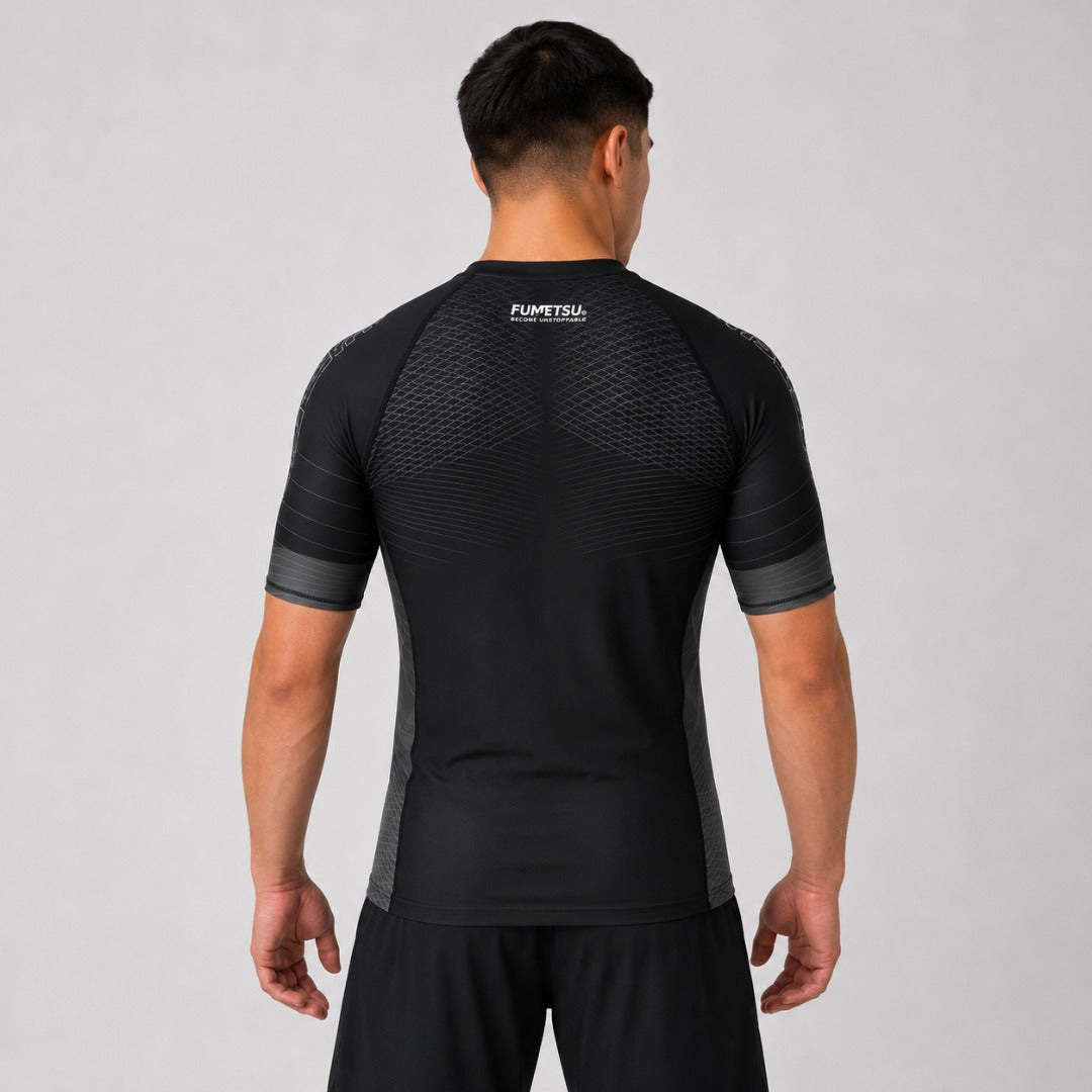 Competitor MK2 Short Sleeve Rash Guard Black/Black