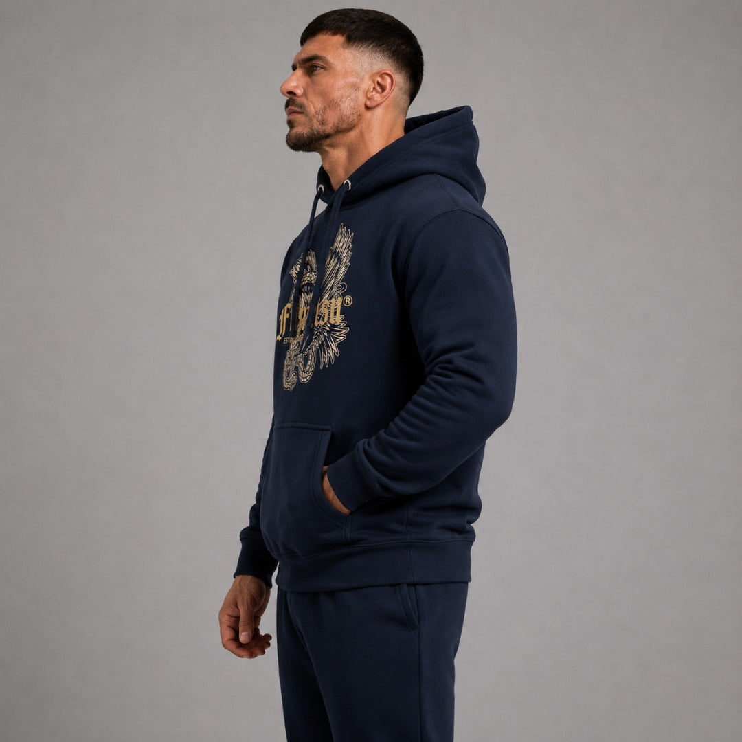Death From Above Hoodie Navy