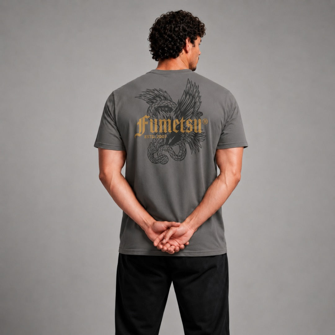 Death From Above T-Shirt Charcoal Lifestyle 4