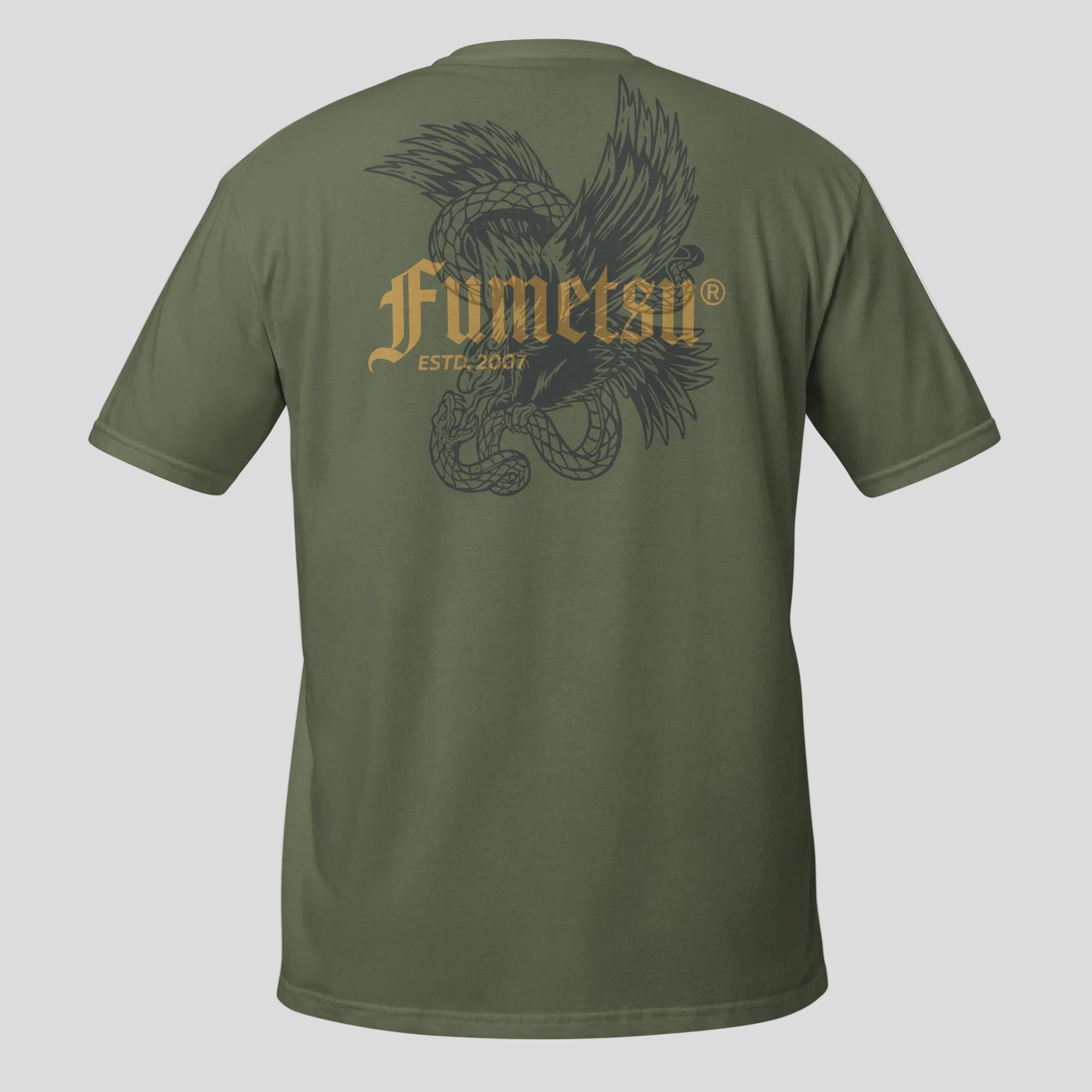 Death From Above T-Shirt Military Green Back
