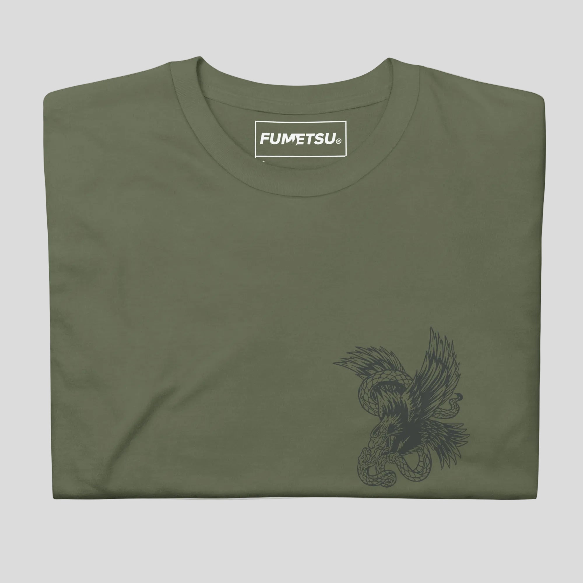 Death From Above T-Shirt Military Green Folded