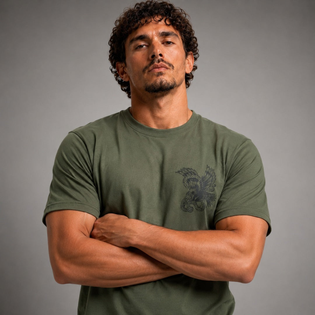 Death From Above T-Shirt Military Green