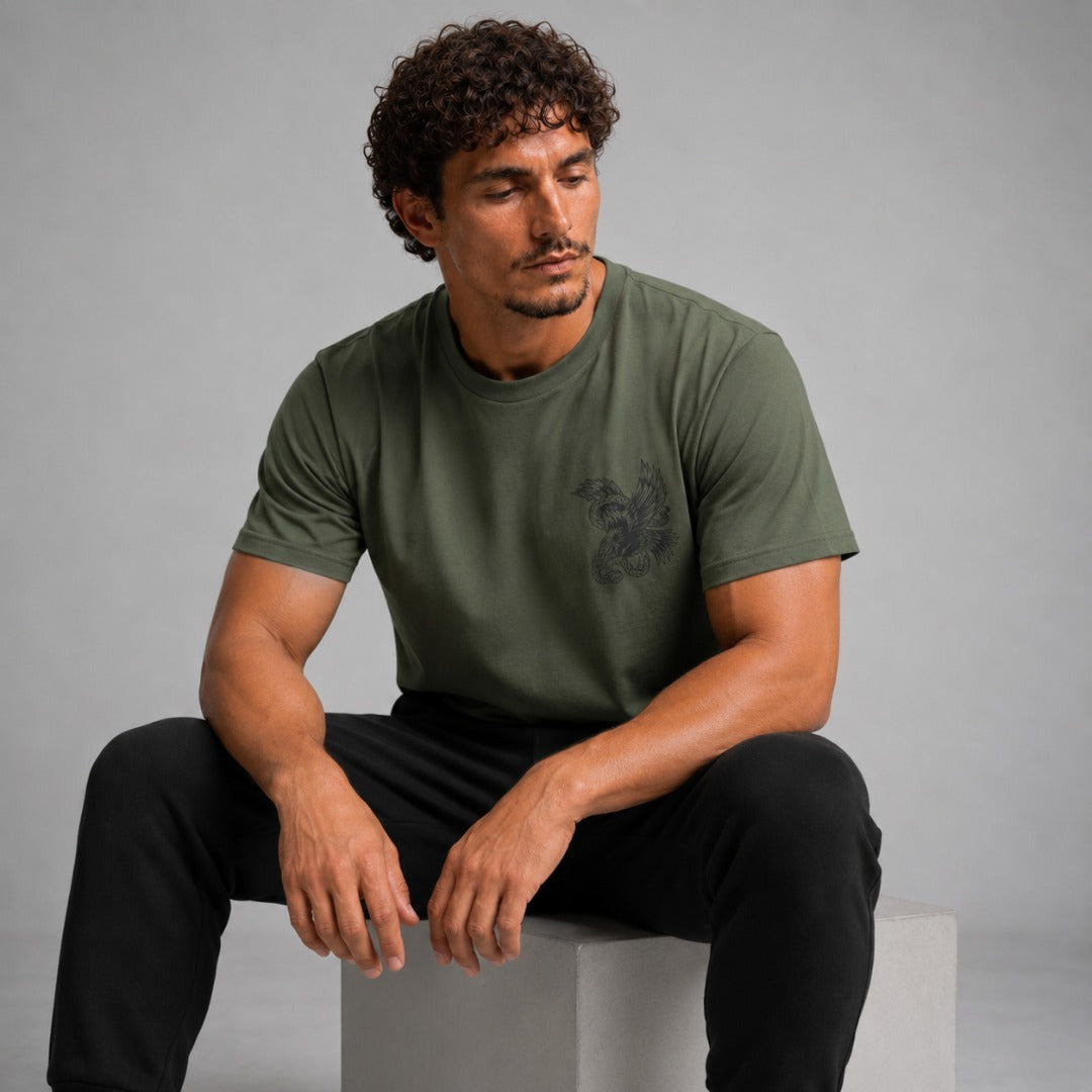 Death From Above T-Shirt Military Green