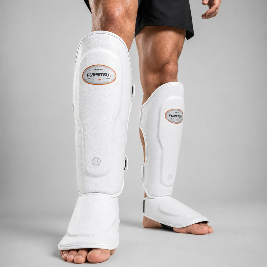 FMT1 Thai Shin Guards White