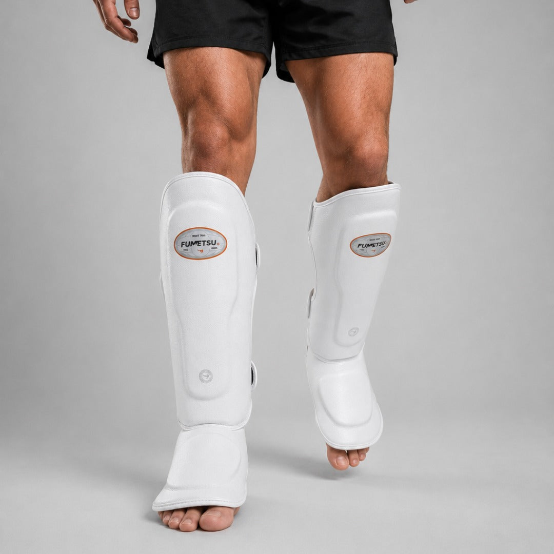 FMT1 Thai Shin Guards White