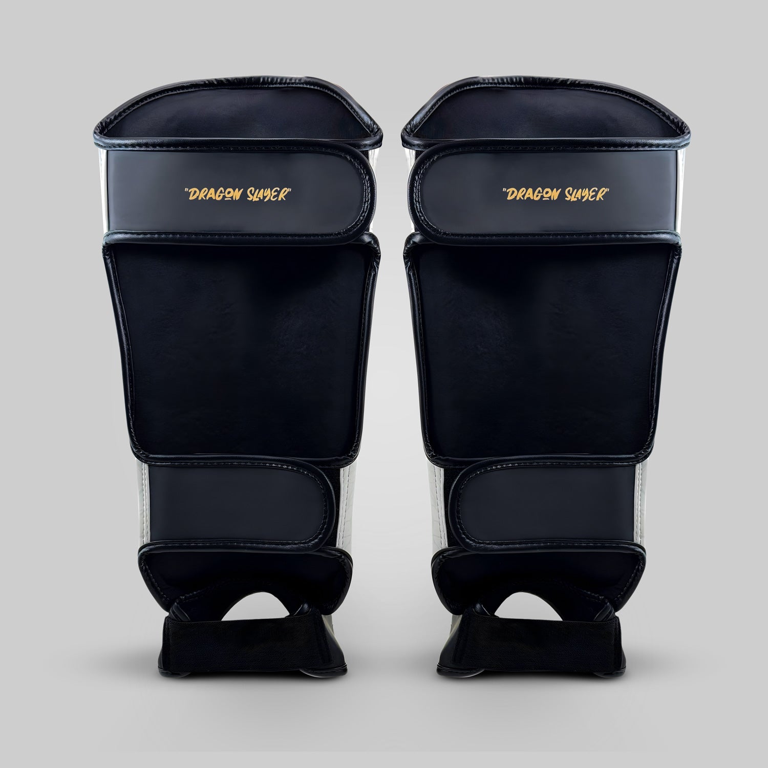 Dragon Slayer Shin Guards White/Black/Gold