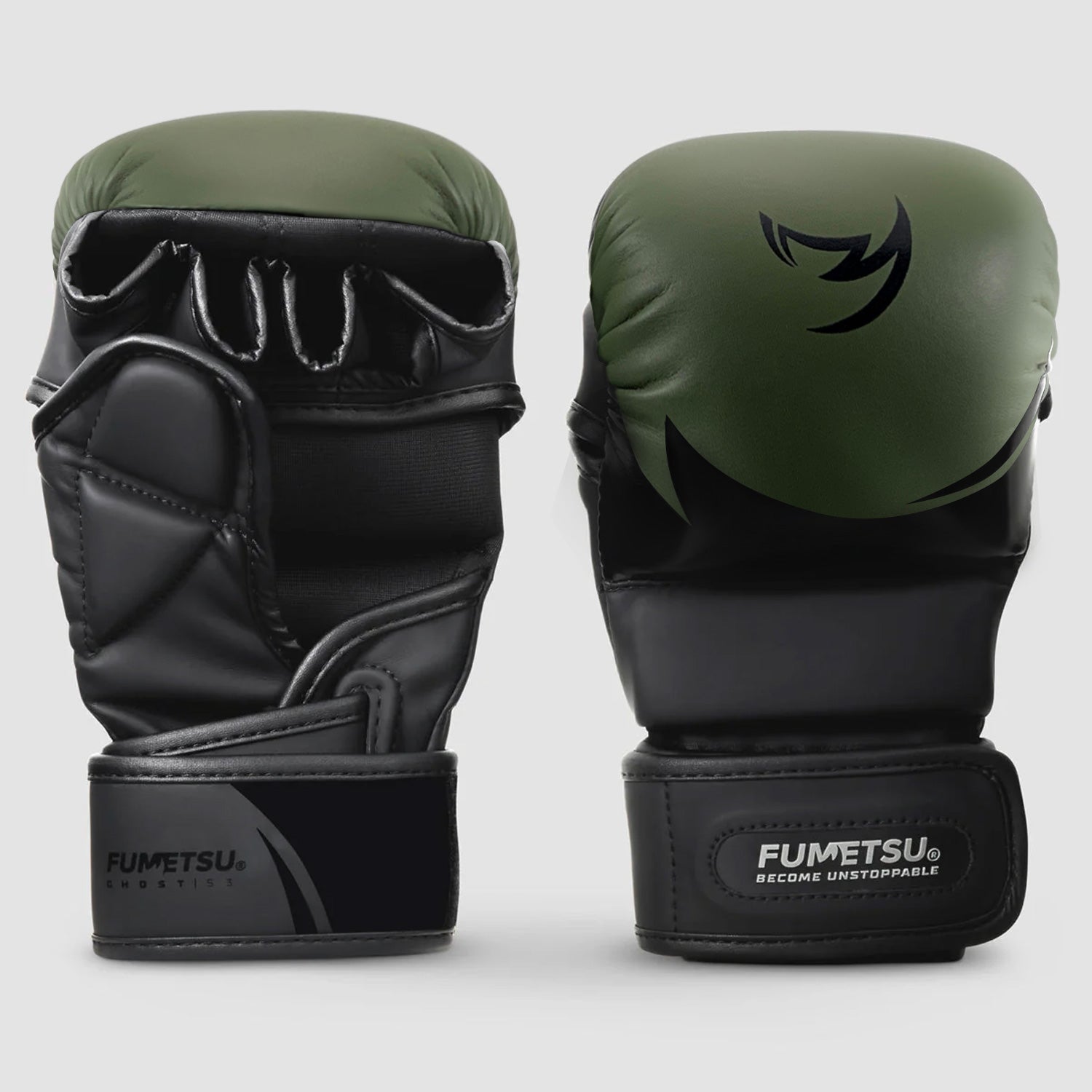 Khaki/Schwarz Ghost S3 MMA Sparring Handschuhe