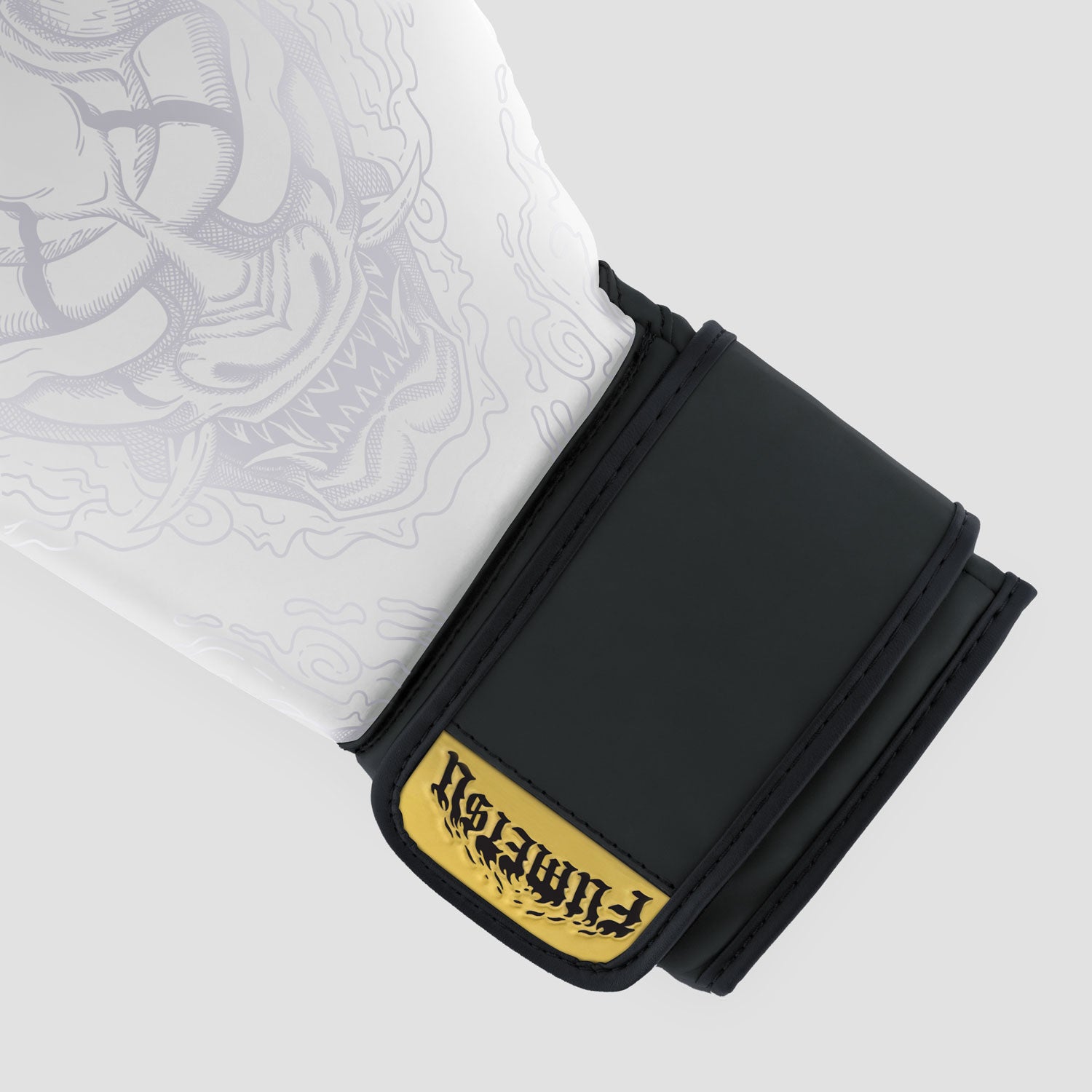 Oni Boxing Gloves White/Black/Gold