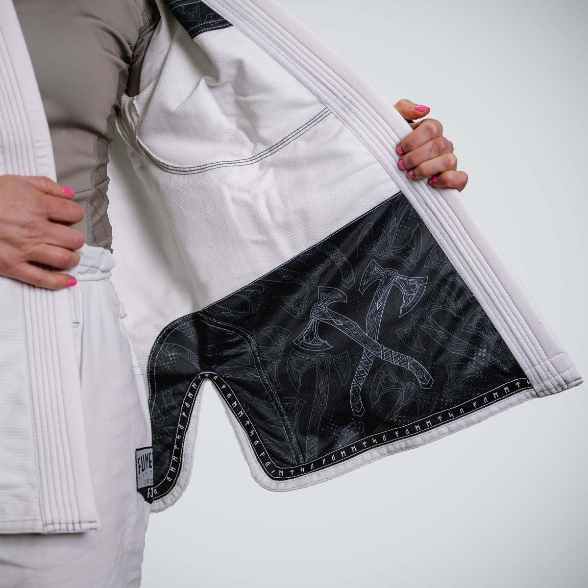 White Berserker Womens BJJ Gi - Fumetsu