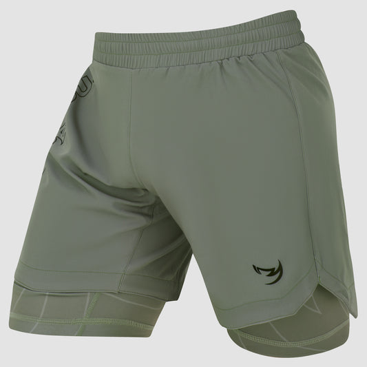 Sand Icon Dual Layer Fight Shorts