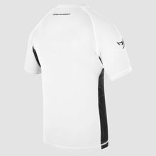 White/Black Icon Short Sleeve Rash Guard