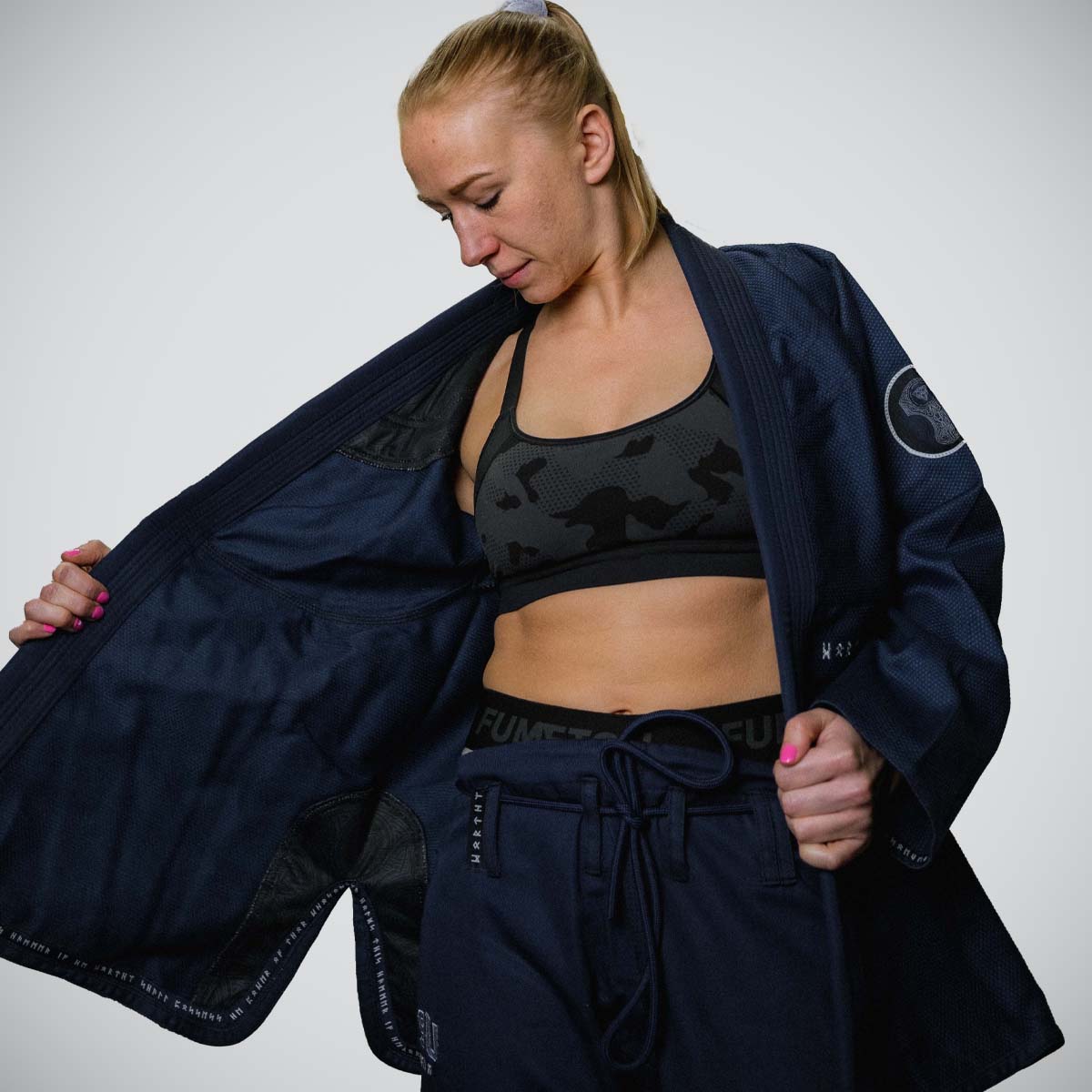 Blue Mjolnir Womens BJJ Gi - Fumetsu