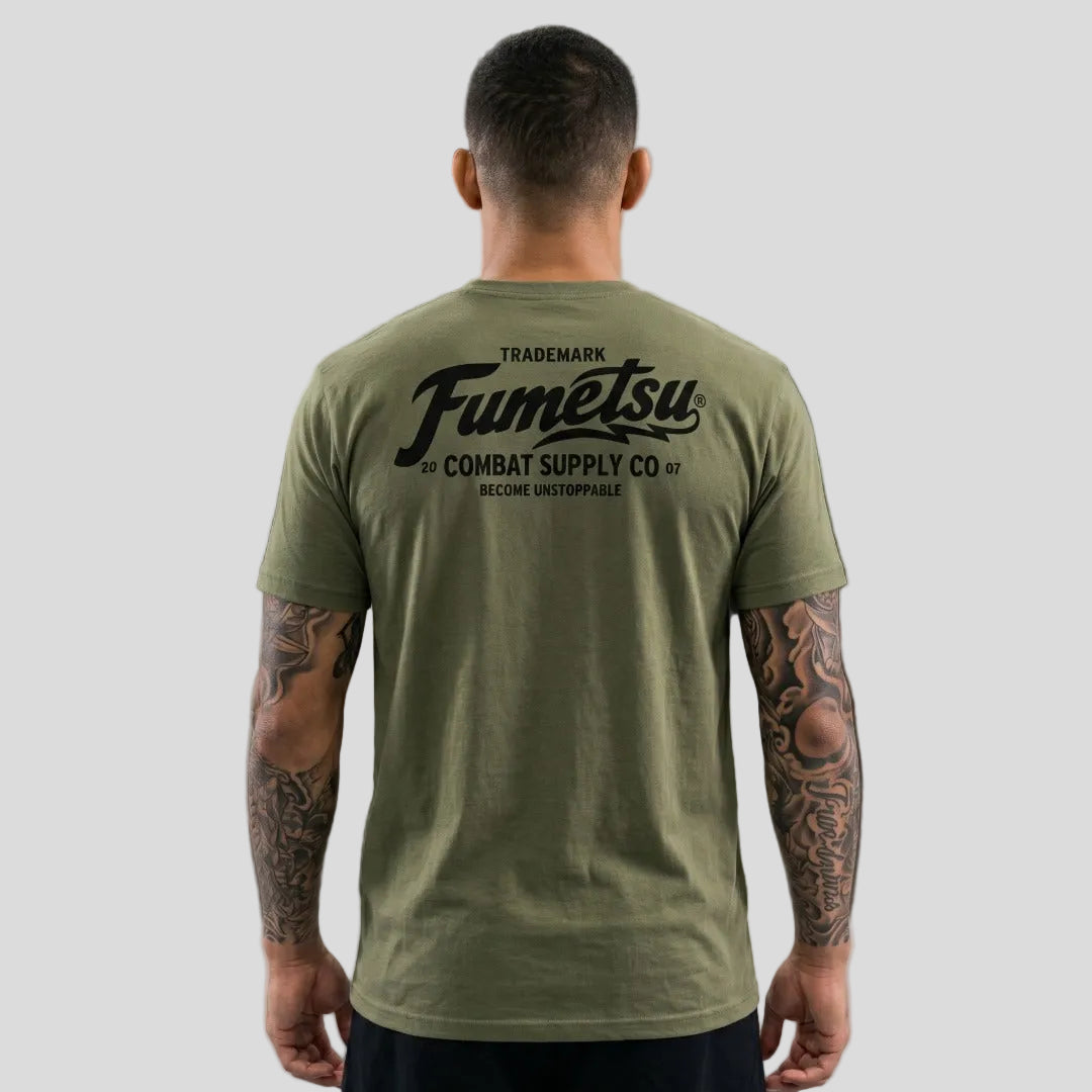 Combat Supply Co. T-Shirt Khaki/Black