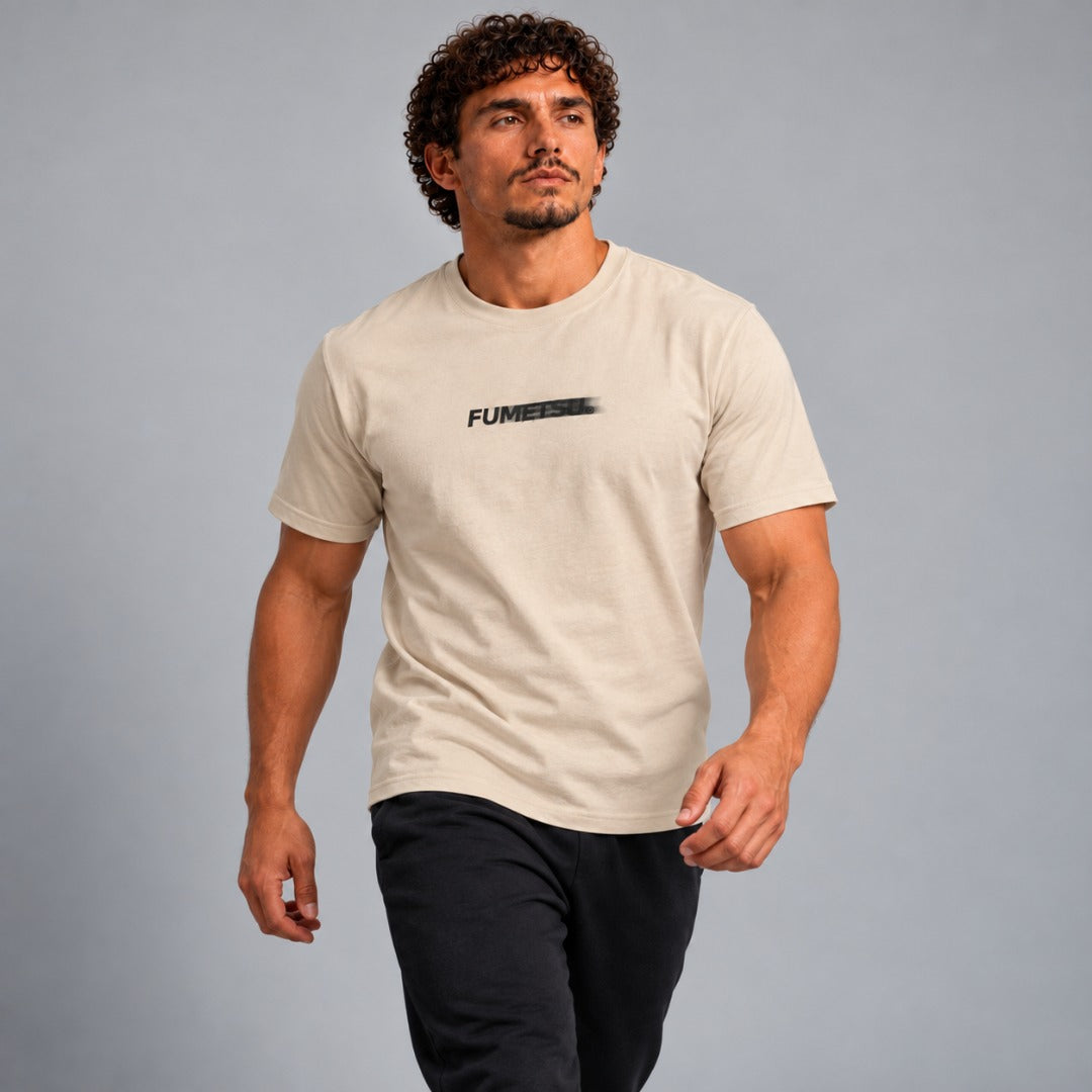 Fumetsu Signature Blur T-Shirt Sand Lifestyle 5