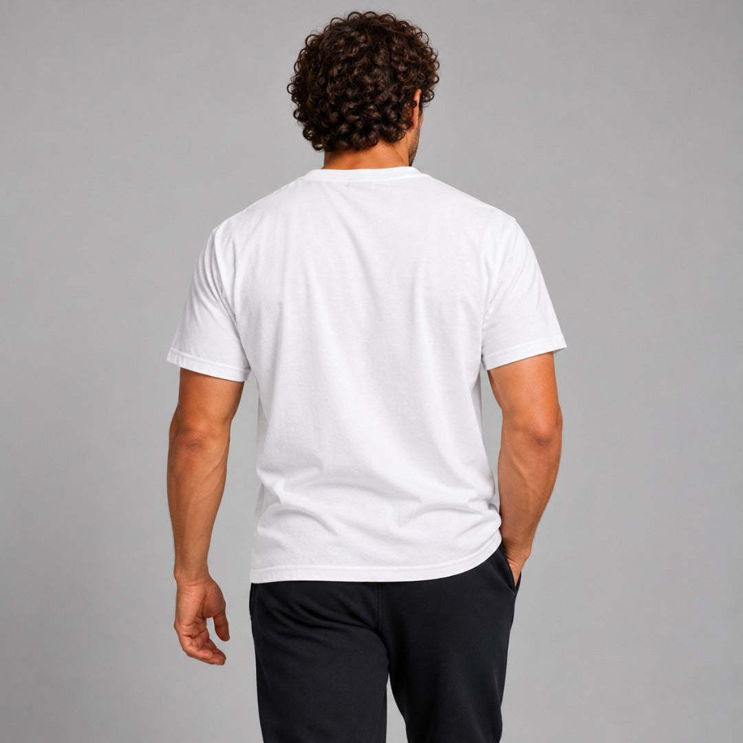 Signature Blur T-Shirt White Lifestyle 3