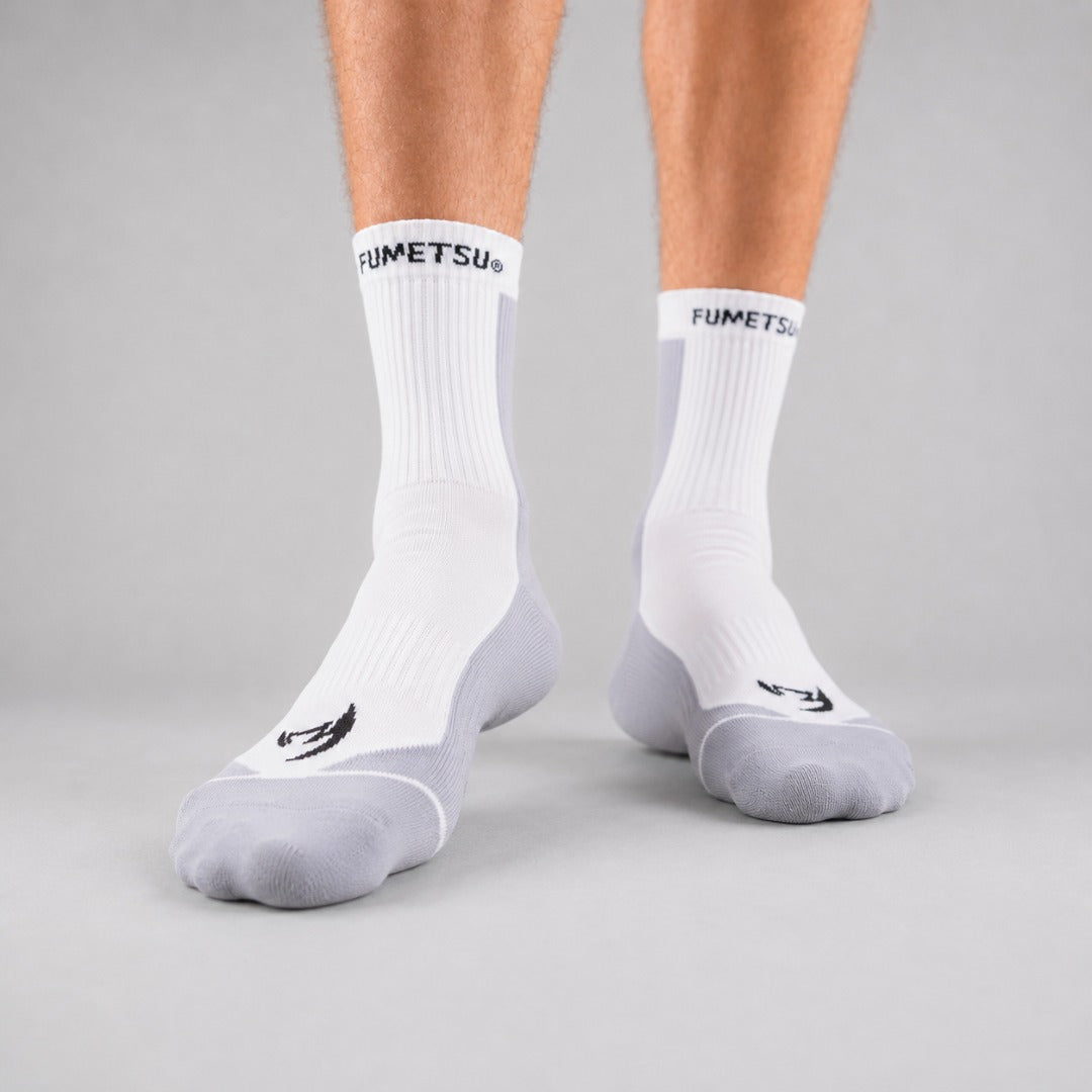 Ghost 2 Pack Socks White/Grey Lifestyle 2