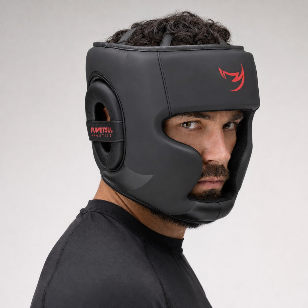 Ghost S3 Head Guard Black/Red