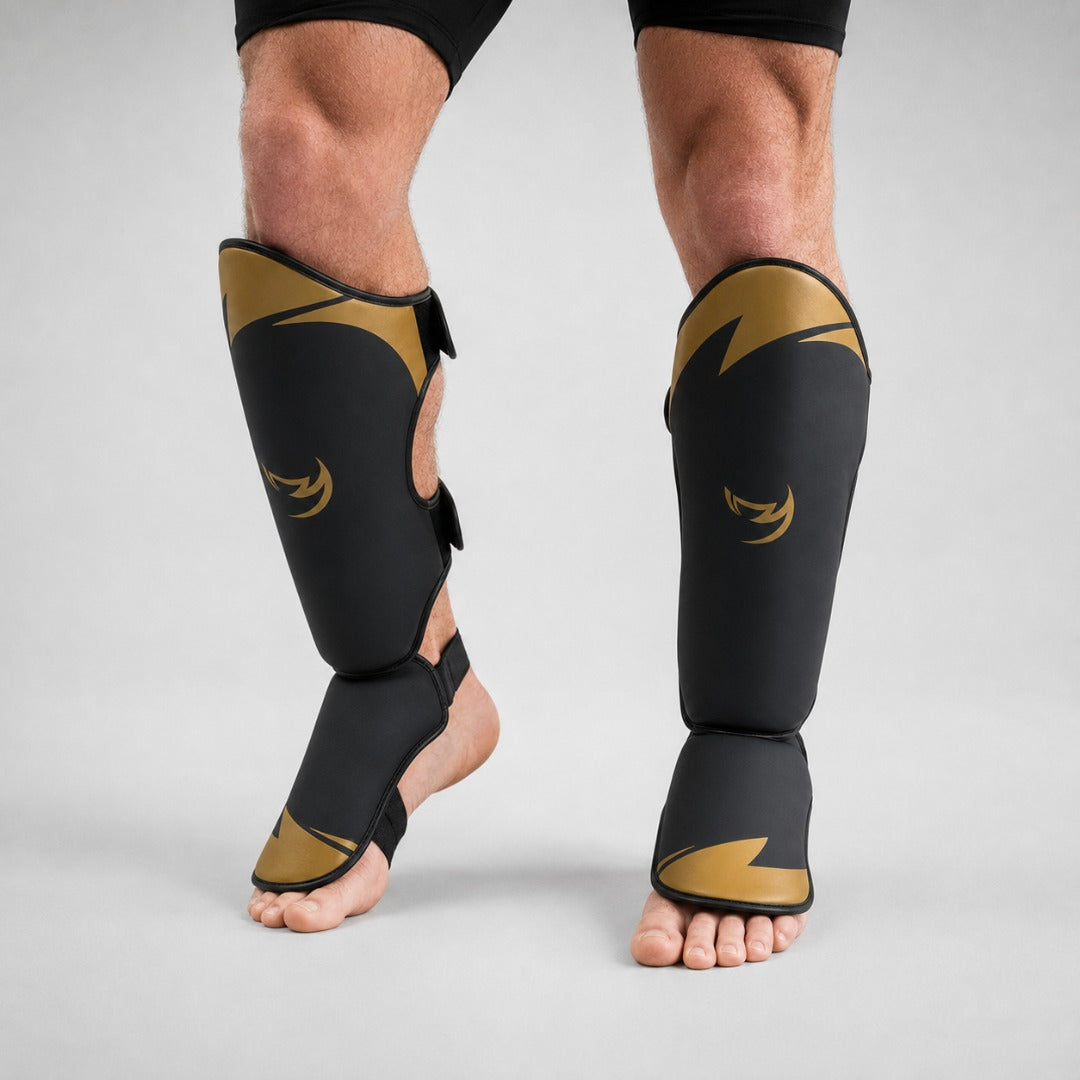 Ghost S3 Thai Shin Guards Black/Gold