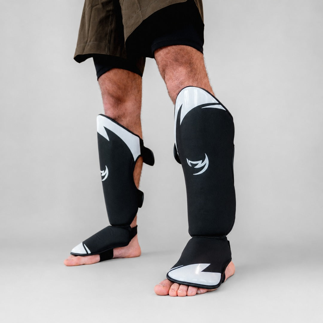 Ghost S3 Thai Shin Guards Black/White Lifestyle 3