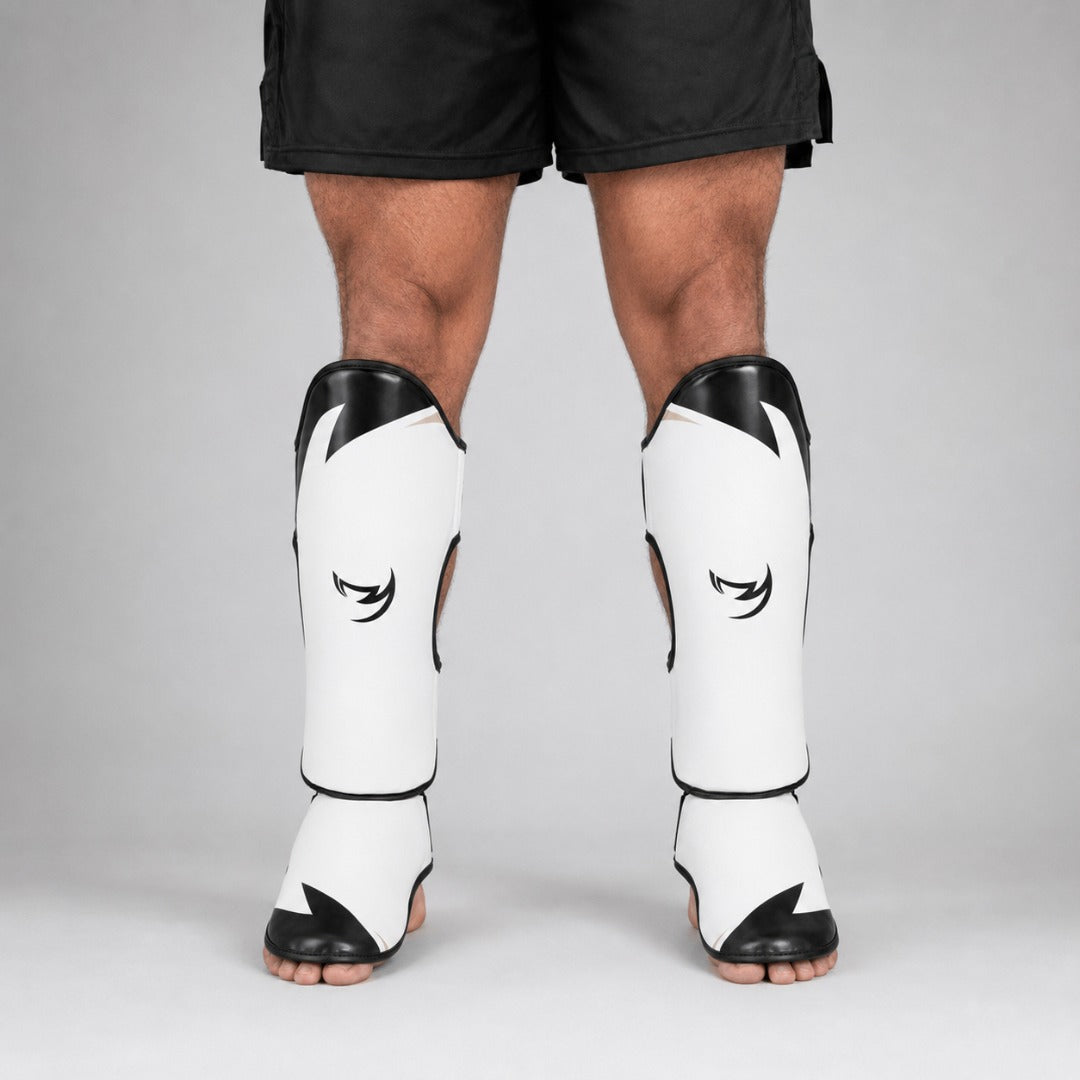 Ghost S3 Thai Shin Guards White/Black/Grey Lifestyle 1