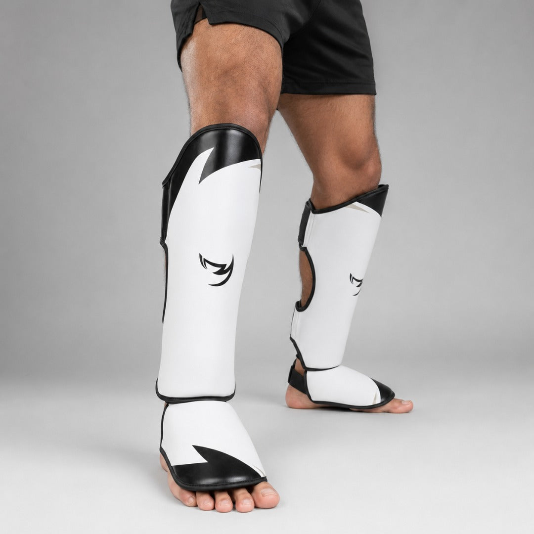 Ghost S3 Thai Shin Guards White/Black/Grey Lifestyle 2