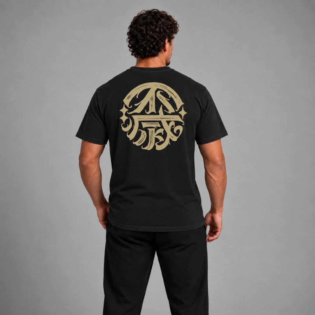 Ikigai T-Shirt Black/Gold