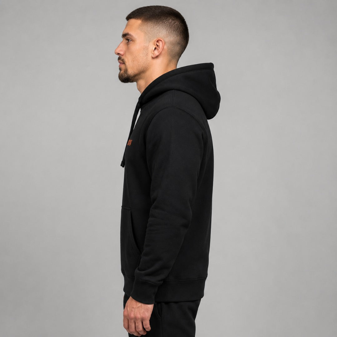 Immortal Tiger Hoodie Black/Orange