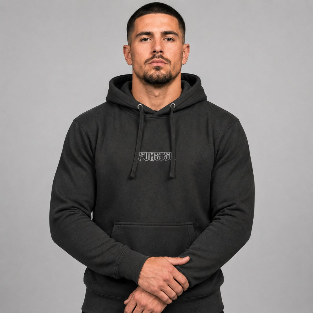 Immortal Tiger Hoodie Vintage Black
